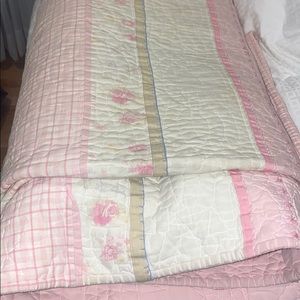 Pottery Barn Kids Pink Floral Comforter Queen